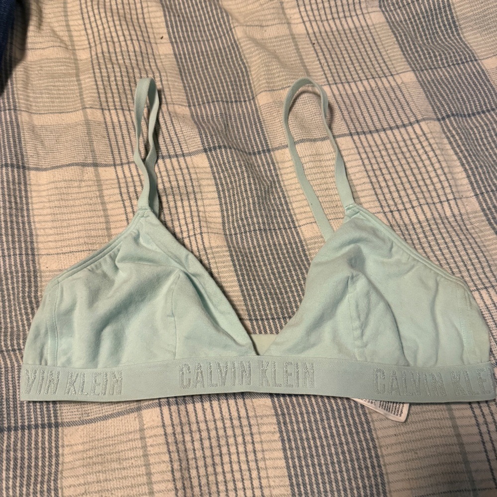 Calvin Klein Mint Green Wireless Bralette
